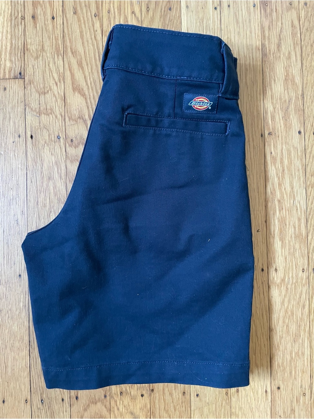 Dickies Navy “Super Flex” Mid-Length Shorts